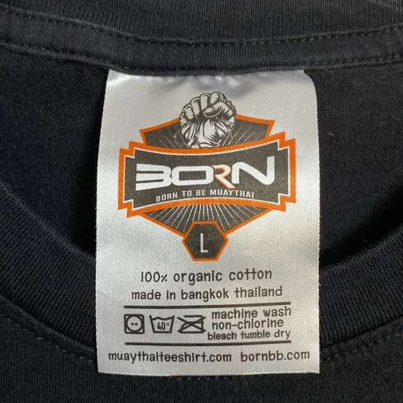 Born to be Muay Thai T shirt size large - Picture 7 of 7